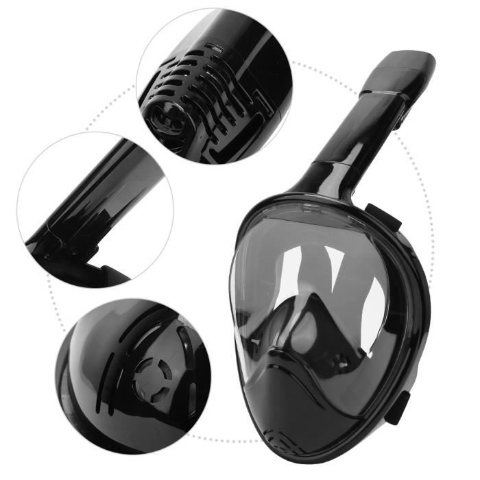 Masque De Plongée Intégral Professionnel – Snorkeling, Masque Complet Visage, Multi-couleurs