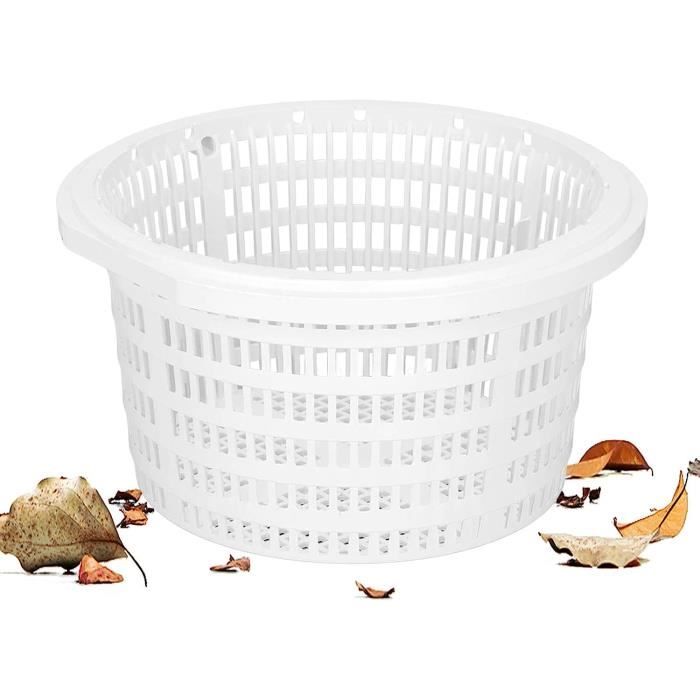 Panier De Rangement Pour Piscine Hors Sol - ABS Bleu Ou Gris - Dimensions 42x21x13 Cm - Se Fixe Au Bord De La Piscine
