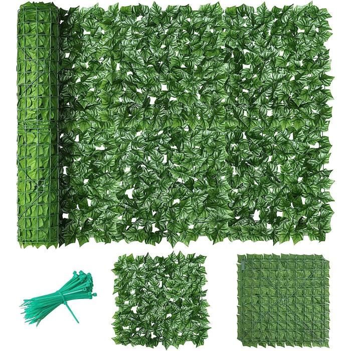 Haie Artificielle Balcon, Brise Vue Jardin Haie Artificielle En Rouleau ...