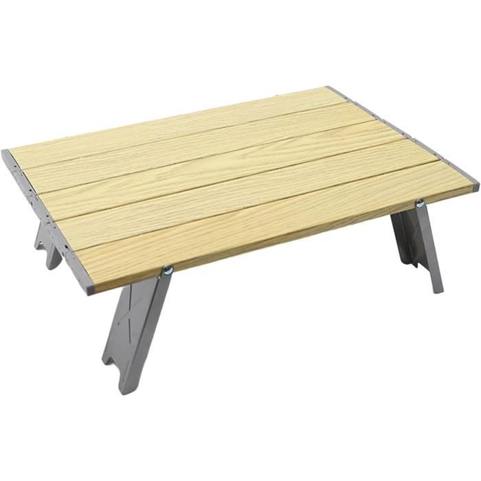 Mini Table De Camping Bo-Camp En Aluminium – Table D'appoint Pliante Pour Pêche Et Bivouac