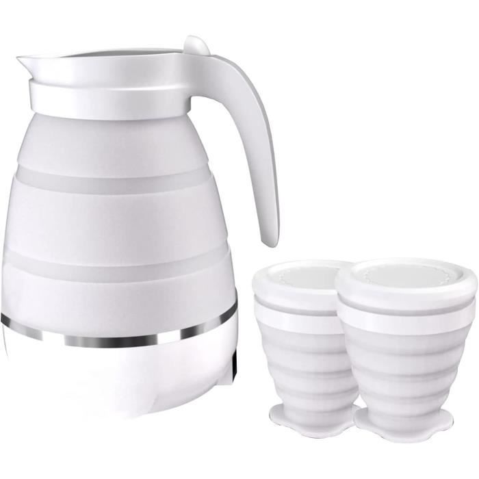 Bouilloire Pliable - KCVV - 600ml - Silicone de Qualité Alimentaire