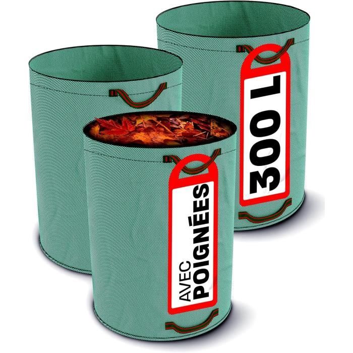 Sacs De Déchets 300L Linxor – Lot De 3, En PP 150g/m², Autoportants Avec Arceau, Poignées Haut Et Bas, Résistants UV Et Déchirures - 4