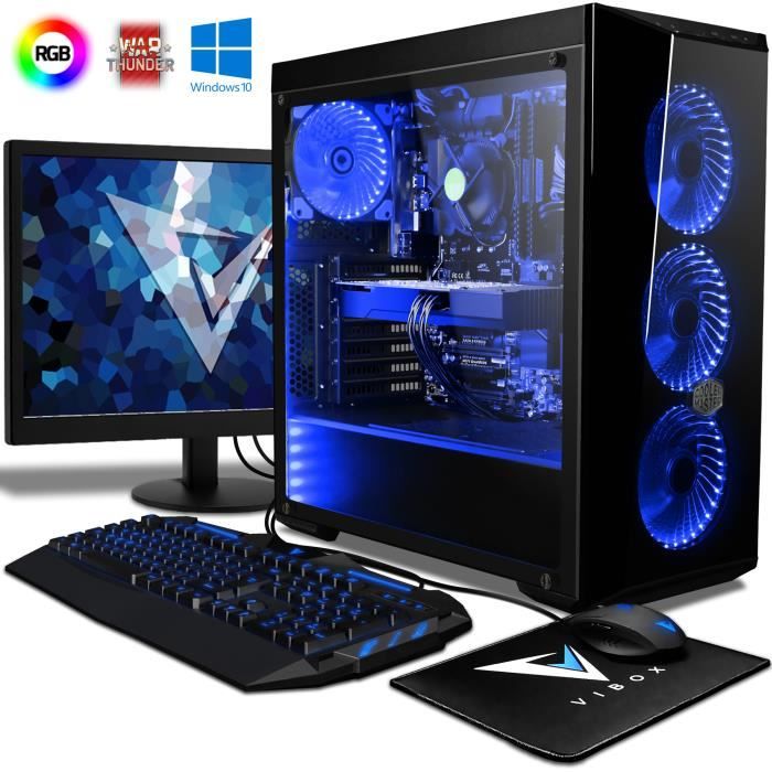 Top achat Ordinateur de bureau VIBOX Splendour Pack 1 PC Gamer - AMD 8-Core, Geforce GTX 1060 - Gaming Ordinateur de Bureau avec 8 Go RAM, 1 To HDD, Pas de Wind... pas cher