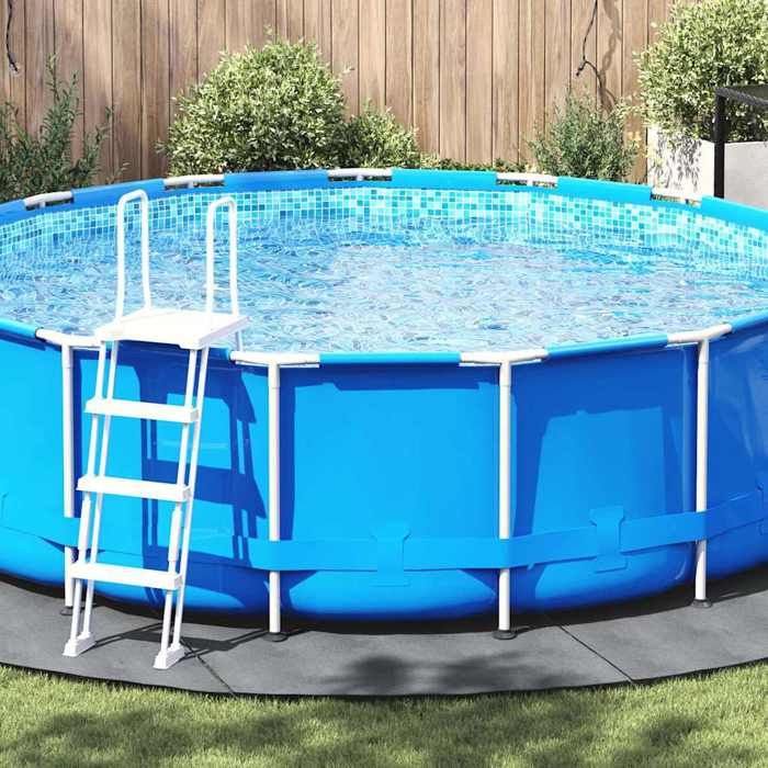 vidaXL Bâche piscine Ø458 cm Polyester