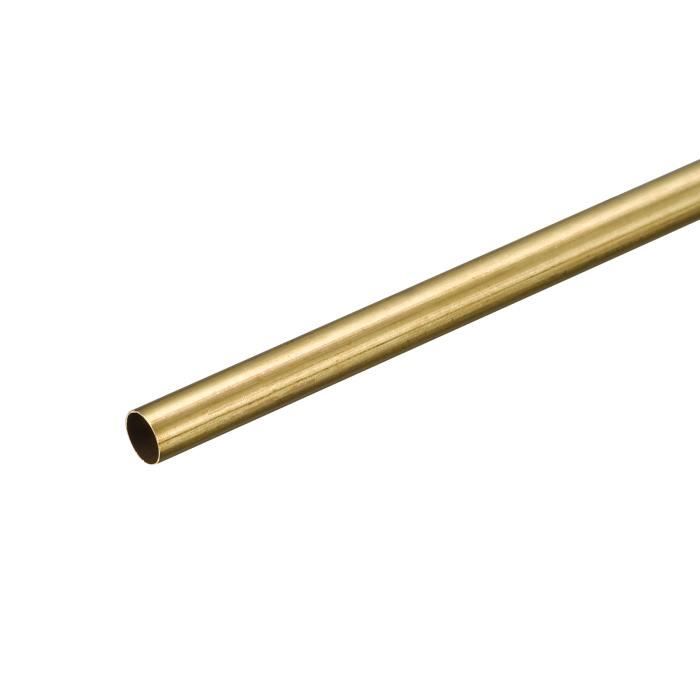 Tubes En Laiton 3.5 Mm Diamètre Extérieur - Épaisseur 0.2 Mm, Longueur 300 Mm, Lot De 4