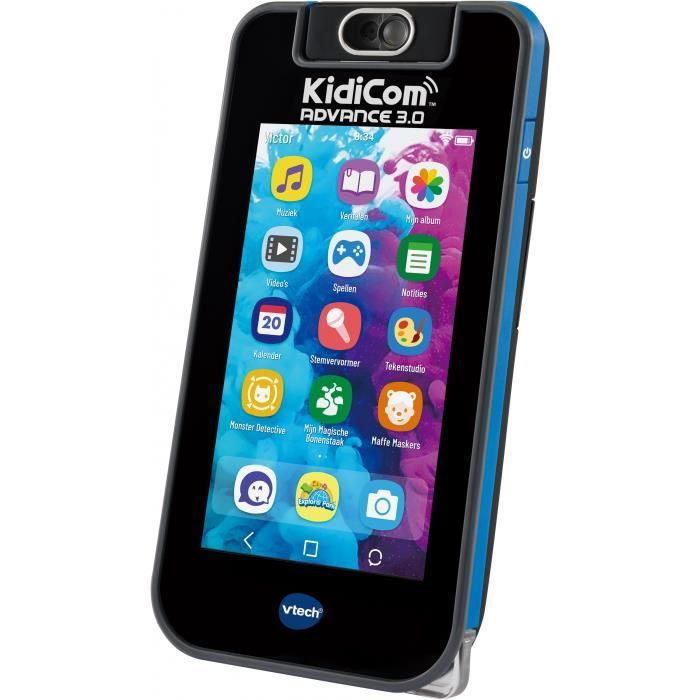 VTech téléphone pour enfants KidiCom Advance 3.0 junior 17 cm bleu