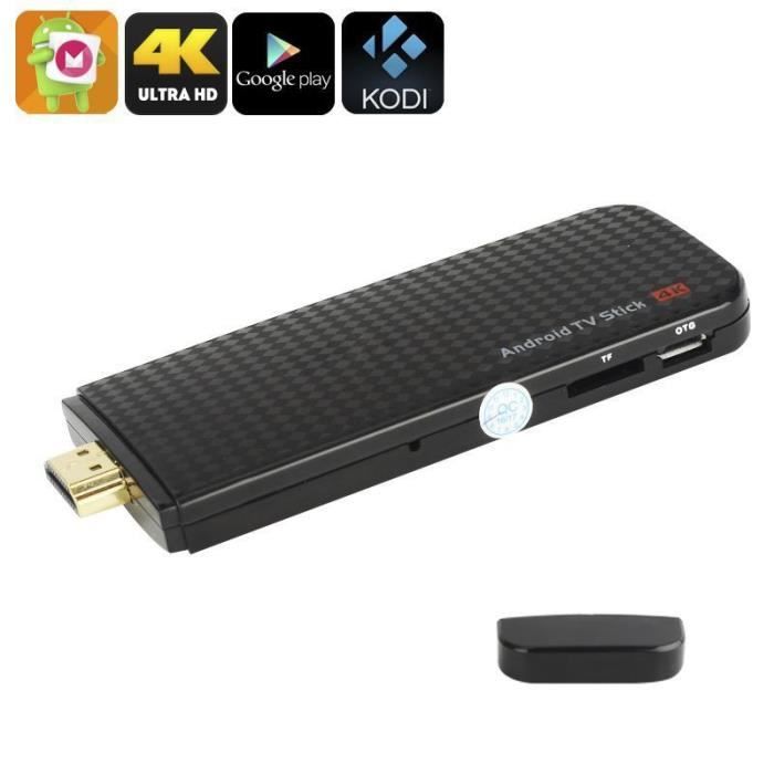 Mini PC Android TV Box 6.0 clé TV HDMI Miracast Kodi Quad Core 2GHz 4K