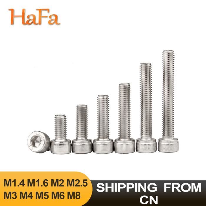 260 Pièces M3 304 Acier Inoxydable Hex Socket Tête Plate Vis Boulons Ecrous Kit Avec Boite 90210830