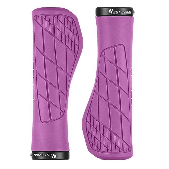 Poignées Vélo BMX AME Tri Violet – Old School, GT, PER, DYNO, HARO (Neuves)