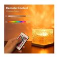 Celestial Water Lamp,Tesseract Lamp, Aura Wave Tesseract Lamp, 16 Color Lights Midnight(16 Colors Rechargeable Model-Remote Control)-1