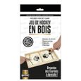 Jeu De Hockey En Bois "palets" 35cm Naturel - Paris Prix-1
