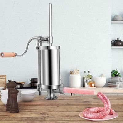 Poussoir à Saucisses 5kg Machine à Saucisses Viande Hach E 6 Tubes 14