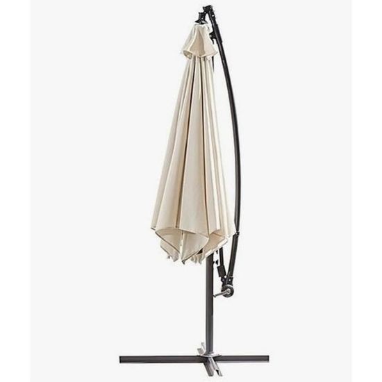 Tige Mise En Place Housse Premium Pour Parasol Déporté 280cm - Polyester 500 Deniers - Avec Tige De Mise En Place Housse élite HBcollection