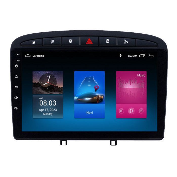 RoverOne Autoradio GPS Bluetooth pour Peugeot 3008 2009 - 2015 Android  Stéréo / Uniquement pour la Voiture avec Climatiseur Manuel - Cdiscount Auto