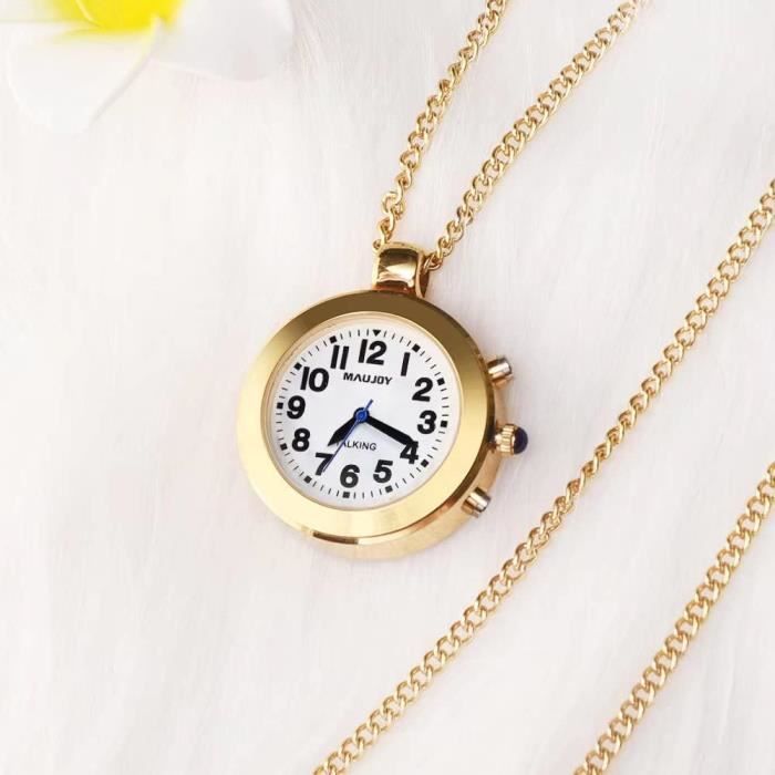 Horloges Et Montres Pour Malvoyants Maujoy Femme Montre Parlante