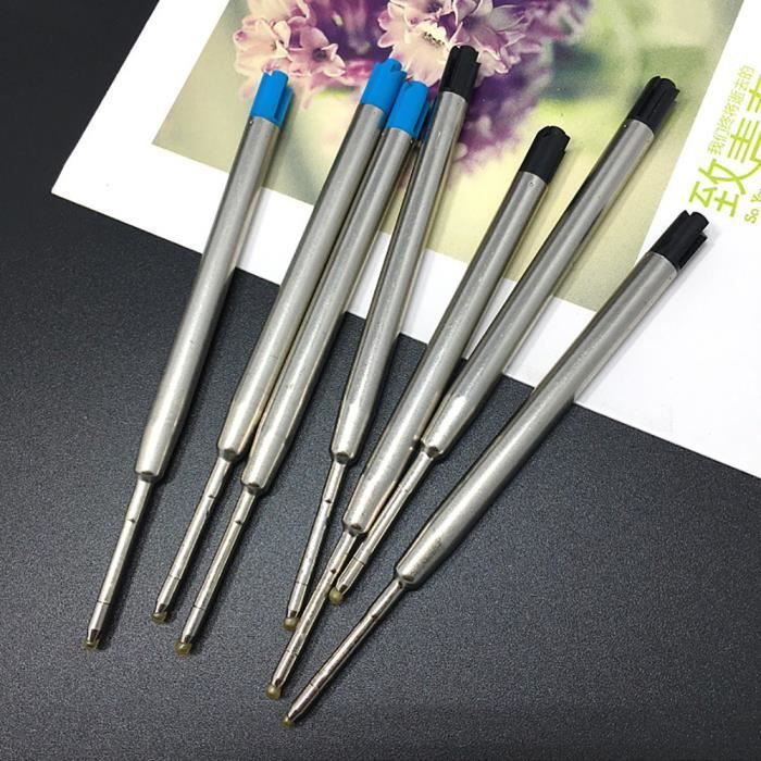 Recharge stylo à bille universelle en métal, stylo biro, écriture douce  Black ballpoint pen 9.8cm - Cdiscount Beaux-Arts et Loisirs créatifs