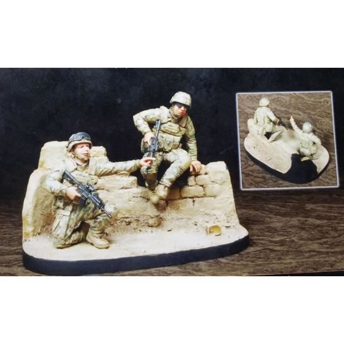 XINGCHANG 1/35 Figurines en résine Kits de modèle WWII Royal Navy Set 2 Figurines Non assambrées Non peintes