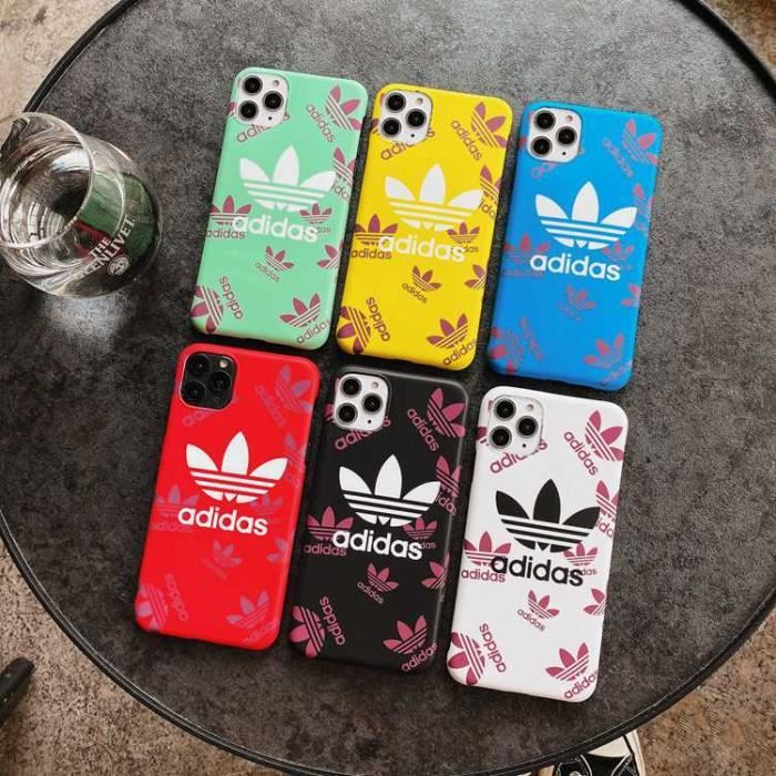 Coque iPhone 11 PRO Adidas Rouge Silicone en GEL TPU Souple Coque