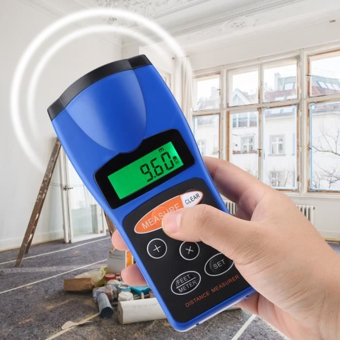 Stadiomètre à Ultrasons Portable - Mesure De Hauteur Digitale Précise - Sans Fil, Compact - Pour Enfants Et Adultes