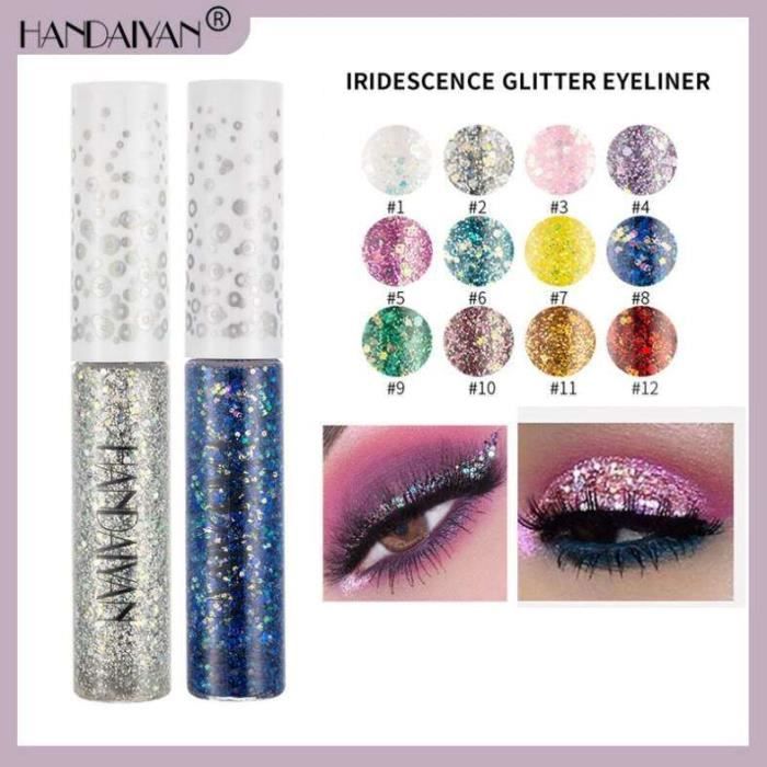 Crayon Eyeliner Gel Automatique Waterproof - 12 Couleurs Brillantes, Haute Pigmentation, Neuf