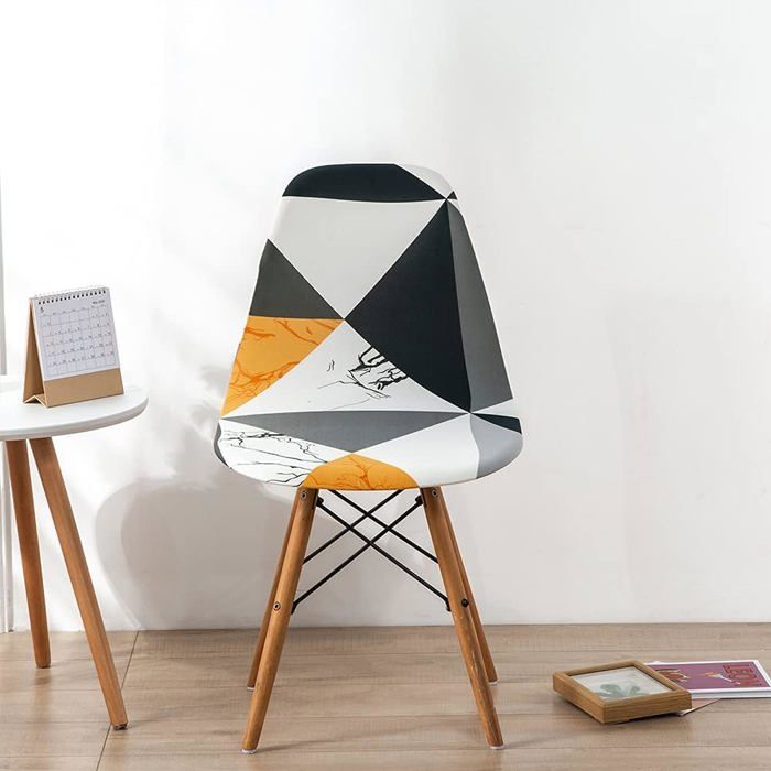 MEIVINES Lot De 2 Housses De Chaise Extensibles Avec Accoudoirs - Protection Élégante Pour Salle à Manger