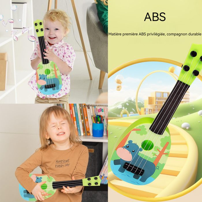 Guitare Classique Enfant Instrument De Musique Enfant Bois De Petit Taille De 21 Pouces Pour Enfants Couleur Soleil Amz B09r1g1