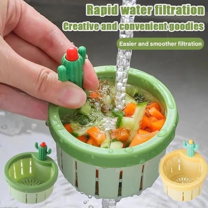 HPiano Filtre Évier Cuisine Avec 50 Mailles - Passoire Évier Anti-Colmatage, Ventouses Amovibles, Pliable Porte-Serviettes - Gadget Pratique Noir