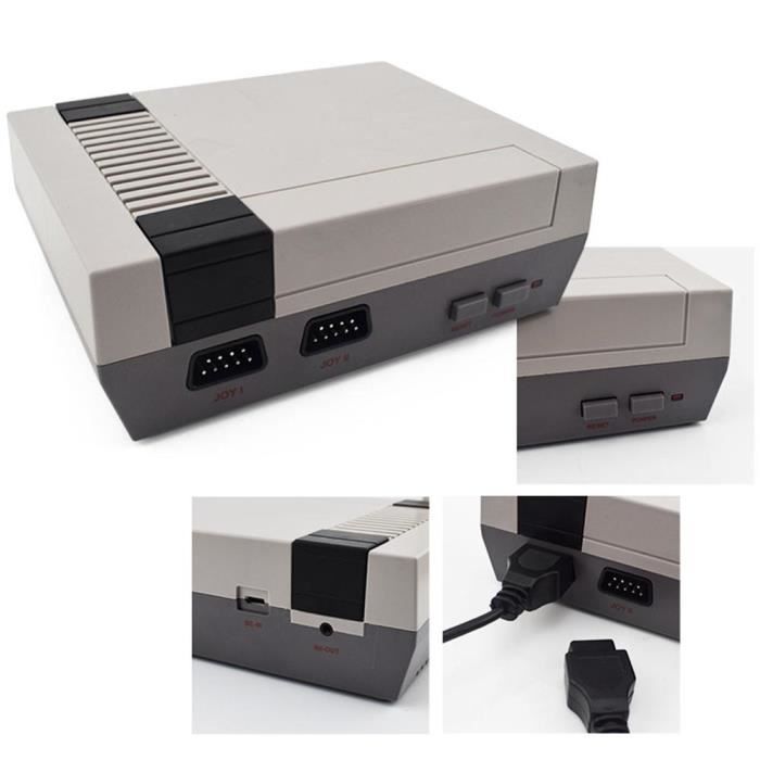 Mini Console Rétro 8 Bits - 620 Jeux Intégrés - PAL/NTSC - Modèle NES - Neuve