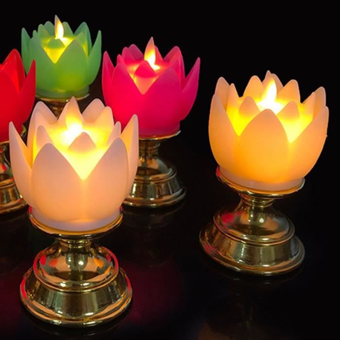 Lampe LED LED Multicolore Douce Lumière Naturelle Sûre Durable Décoration  Bouddha - Cdiscount Maison