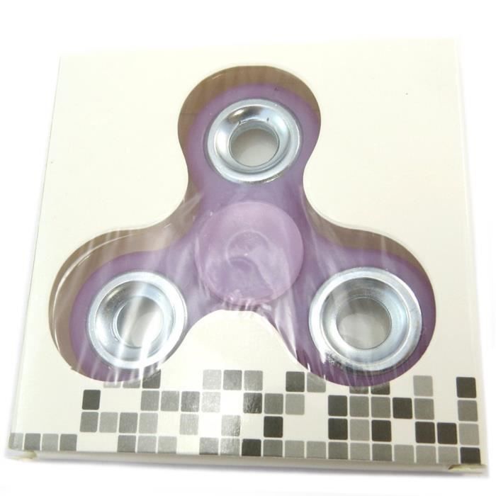 Handspinner violet phosphorescent - Les Trésors de Lily - 7 cm - Mixte -  Enfant