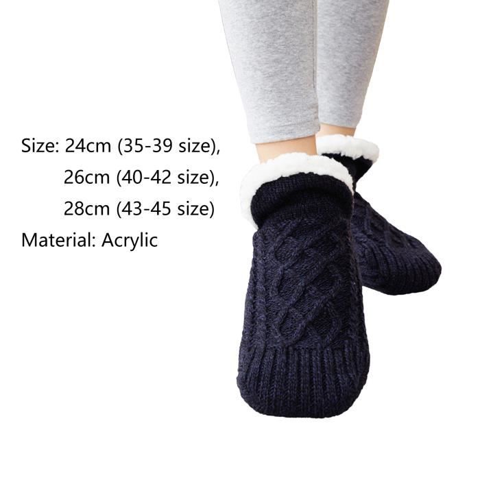 CHAUSSETTES SOQUETTES Chaussettes glissantes 1 paire chaussettes