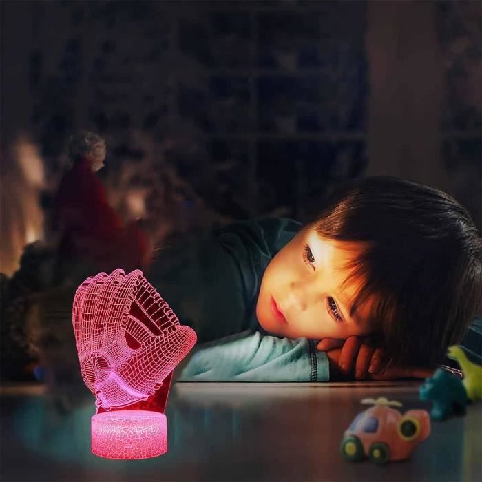 Lampe De Nuit En Hologramme 3D - Accessoires De Chambre Pour Adolescents Et  Garçons - 16 Couleurs - Veilleuse Avec Télécomma[H6141] - Cdiscount  Puériculture & Eveil bébé
