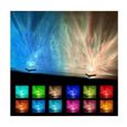 Celestial Water Lamp,Tesseract Lamp, Aura Wave Tesseract Lamp, 16 Color Lights Midnight(16 Colors Rechargeable Model-Remote Control)-3
