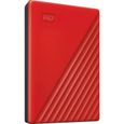Disque dur Externe WD My Passport™ 4To USB 3.2 Rouge-3