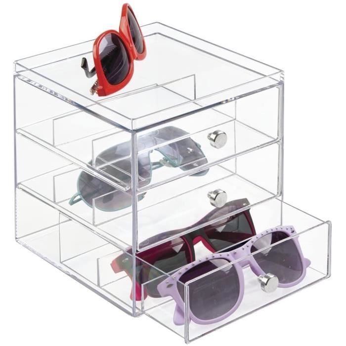 MDesign support lunette – boite de rangement plastique pour