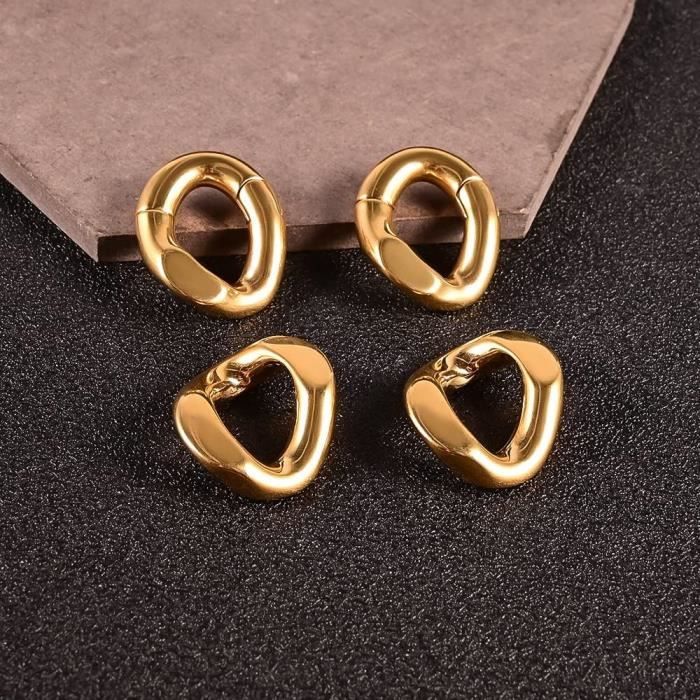 Tunnels D'Oreille En Titane G23 - 1 Paire, 3 à 22 Mm - Argenté, Style Punk, Hypoallergénique