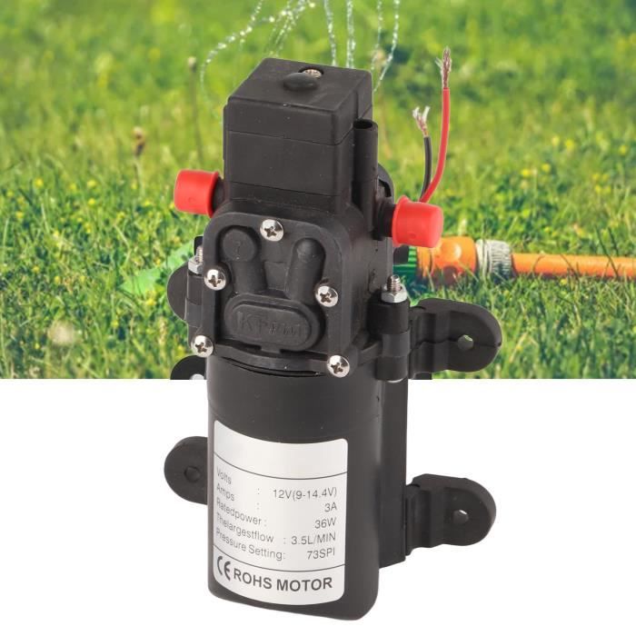 Pompe à Eau Diaphragm 160 PSI 220V – 5.1-5.5 L/min – Haute Pression Auto-Amorçante Pour Pulvérisation & Transfert