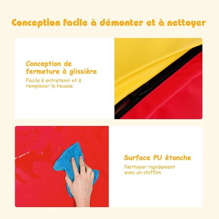 Test du parcours de motricité bébé Goplus 5 pcs : éveillez la curiosité des tout-petits