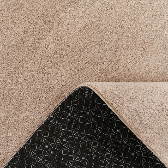 Paco Home Tapis Salon Poils Ras Lavable Design Moderne Jaune Monochrome - 80x150 Cm Doux Et Résistant