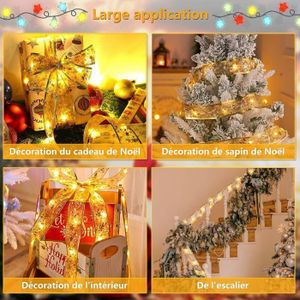 Guirlande Lumineuse LED USB Rechargeable Pour Noël | 150 Cm Ou 300 Cm, Décoration Intérieure/extérieure, Ambiance Chaleureuse - 9