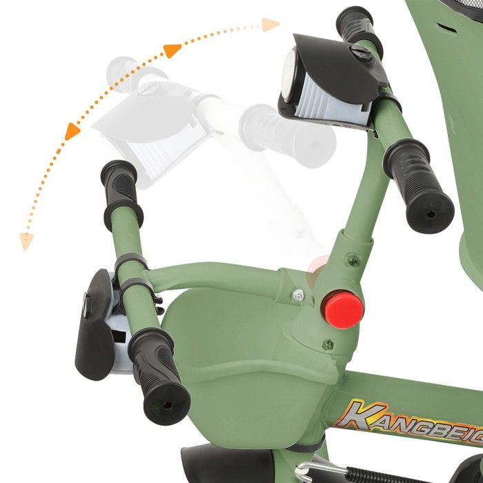 XUANYU Tricycle Enfant Évolutif avec Siège Réversible et Pédales Amovibles - Tricycle à Pousser avec Poignée Réglable, Espace Rangement et UV-Auvent XUANYU Tricycle Enfant Évolutif avec Siège Réversible et Pédales Amovibles - Tricycle à Pousser avec Poignée Réglable, Espace Rangement et UV-Auvent