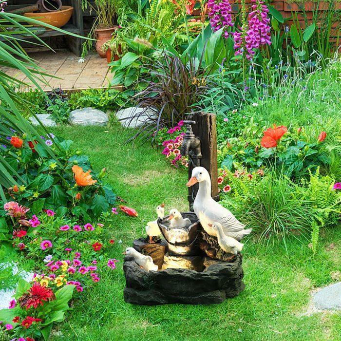 Statue Canard Super-Héros Batman en bois - Artisanat équitable - Gris - Maison
