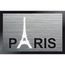 ID Mat Tapis Paillasson Fibres polypropyl/ène sur Semelle PVC 40 x 60 cm Gris