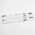Logo Range Rover Capot Matte Silver Gris 3D Emblème insigne  Stickers Autocollant Avant Lettres Autocollantes L320 L322 L494-0