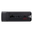 Clé USB - CORSAIR - Flash Voyager GTX - 1000 Go - USB 3.0 - Casquette - Noir-0