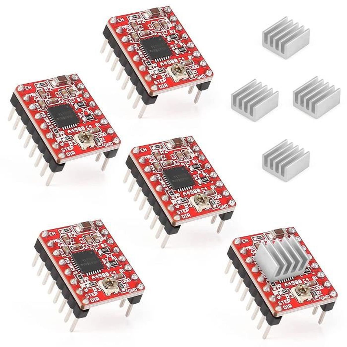 5 Stück TMC2209 V2.0 Schrittmotortreiber – Ultra Produktbild-Vorschau 5