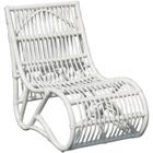 Fauteuil Rotin Naturel Chillvert Parma 61x94x85 cm Blanc Sans Accoudoirs