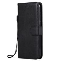 Noir-Pour Mi A2 Lite-Étui à rabat en cuir pour téléphone portable Xiaomi, coque de protection