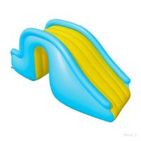 Toboggan gonflable pour piscine - COLAXI - 150cm x 62cm - PVC - Enfant - Asymétrique