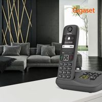 Téléphone sans fil Gigaset A695A avec répondeur intégré - Gris